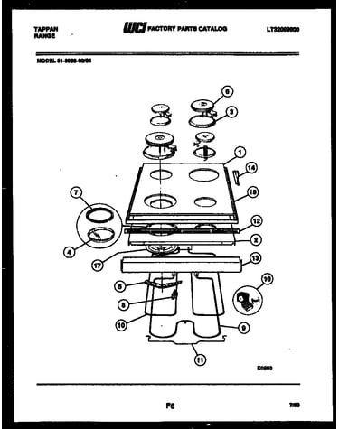 Cooktop and broiler parts