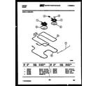 Tappan 31-2539-00-01 broiler parts diagram