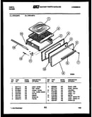 Broiler drawer parts