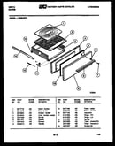 Broiler drawer parts