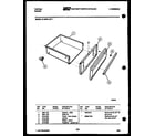 Tappan 31-4979-00-01 drawer parts diagram