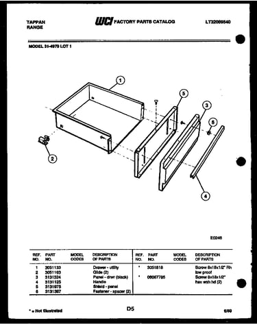 Drawer parts