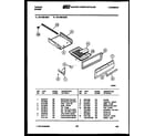 Tappan 32-1039-23-01 broiler drawer parts diagram