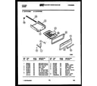 Tappan 32-1019-23-02 broiler drawer parts diagram