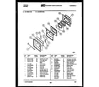 Tappan 30-4999-00-02 door parts diagram
