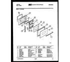 Tappan 11-1159-00-03 door parts diagram