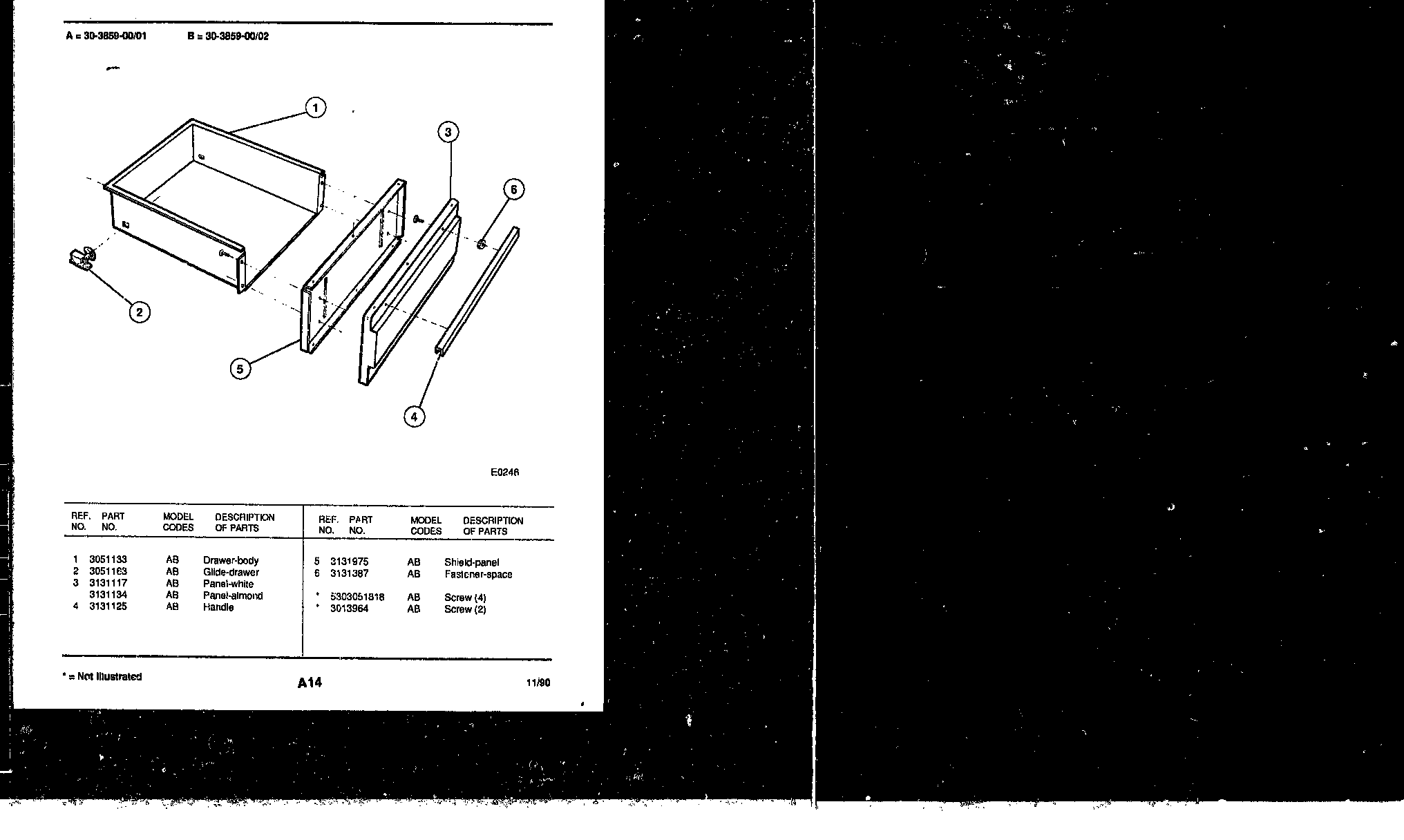 Drawer parts