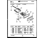 Tappan 32-1009-23-01 broiler drawer parts diagram