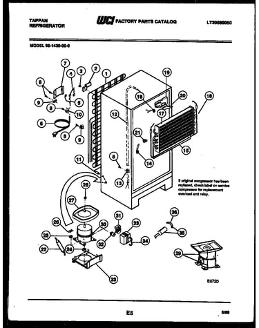 System and automatic defrost parts