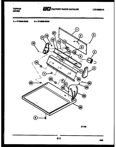 Console and control parts