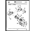 Tappan 47-2828-23-02 motor and blower parts diagram