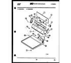 Tappan 49-2848-00-02 console and control parts diagram