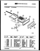 Broiler drawer parts