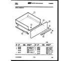 Tappan 21KEMAWAD3 drawer parts diagram