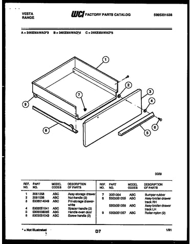 Drawer parts
