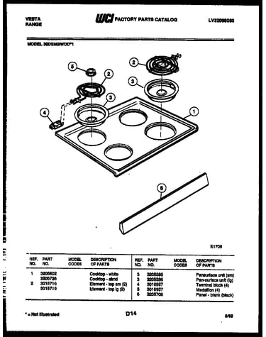 Cooktop parts
