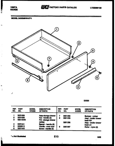 Drawer parts