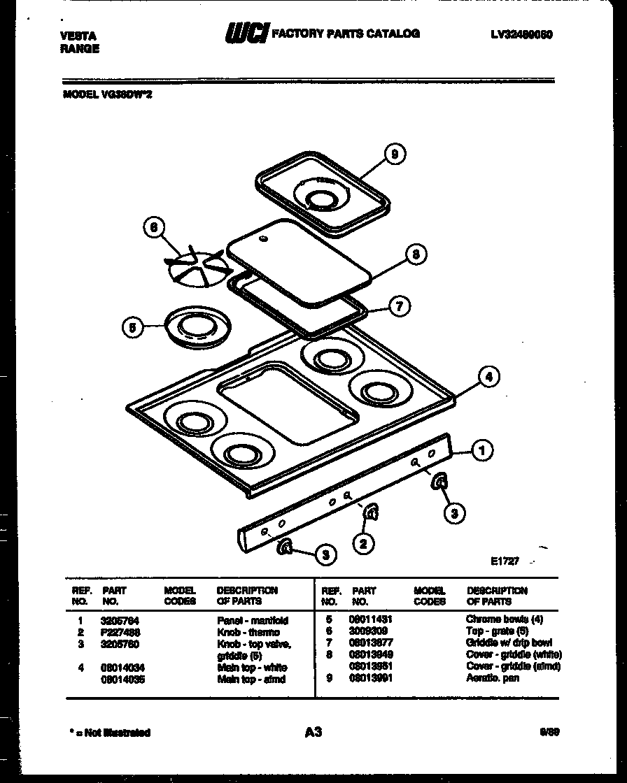 Cooktop parts