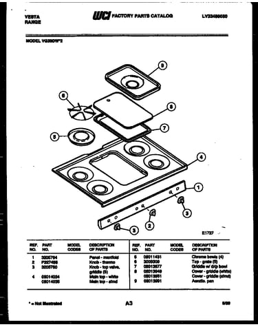 Cooktop parts