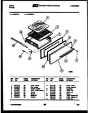 Broiler drawer parts