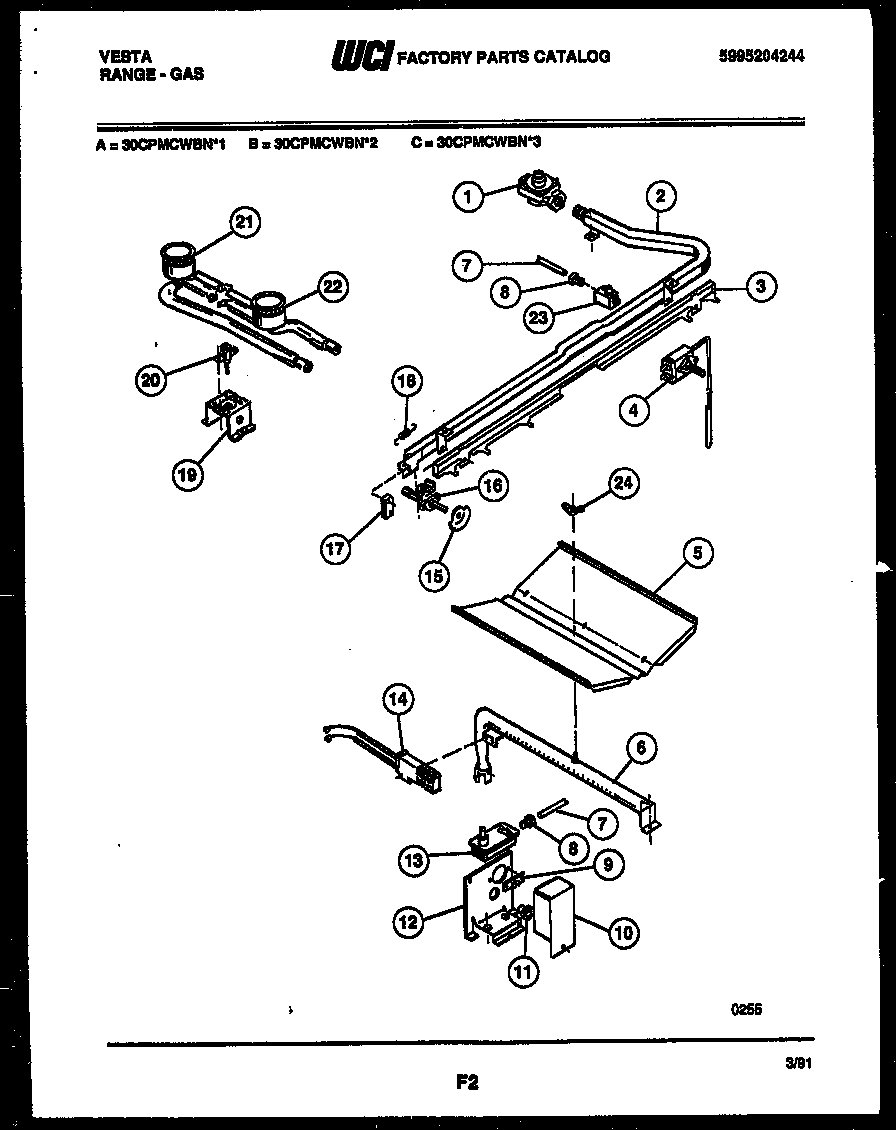 Burner parts