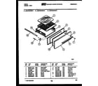 Tappan 30CPMCWBN2 broiler drawer parts diagram