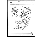 Tappan 30CGMCWBN1 burner parts diagram