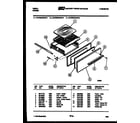 Tappan 21KPMAWAN4 broiler drawer parts diagram
