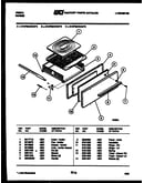 Broiler drawer parts
