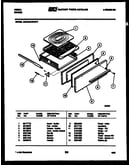 Broiler drawer parts