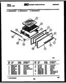 Broiler drawer parts