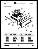 Broiler drawer parts