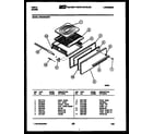Tappan 37IGCDWAN5 broiler drawer parts diagram