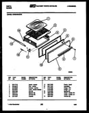 Broiler drawer parts