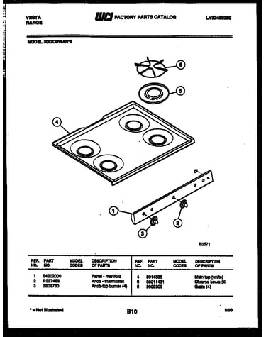 Cooktop parts