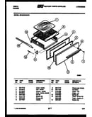 Broiler drawer parts