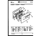 Tappan 30DPMBWAP6 broiler drawer parts diagram