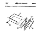 Tappan 30-4979-00-02 drawer parts diagram