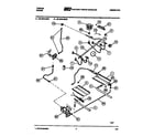 Tappan 30-4979-00-02 burner, manifold and gas control diagram