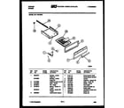 Tappan 30-1049-00-02 broiler drawer parts diagram
