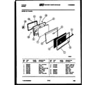 Tappan 30-1049-00-02 door parts diagram