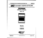 Tappan 30-3989-00-02 cover page diagram