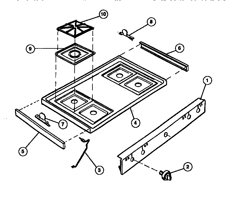 COOKTOP PARTS