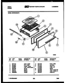 Broiler drawer parts