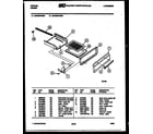 Tappan 32-2639-00-02 broiler drawer parts diagram