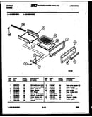 Broiler drawer parts
