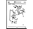 Tappan 30-2239-00-02 burner, manifold and gas control diagram
