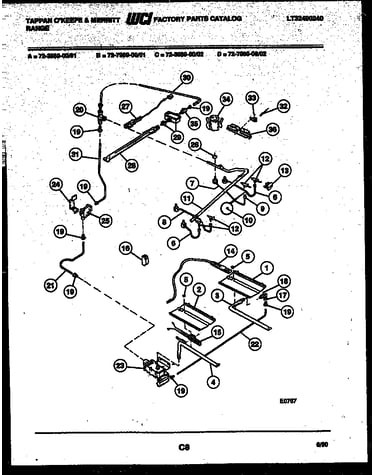 Burner, manifold and gas control