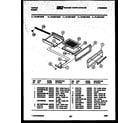 Tappan 76-4667-00-07 broiler drawer parts diagram