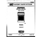Tappan 31-6759-00-01 cover page diagram